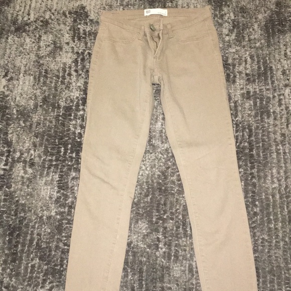 Tan Skinny Jeans - Picture 1 of 2